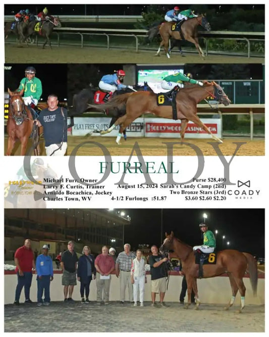Furreal - 08-15-24 R08 Ct Hollywood Casino At Charles Town Races