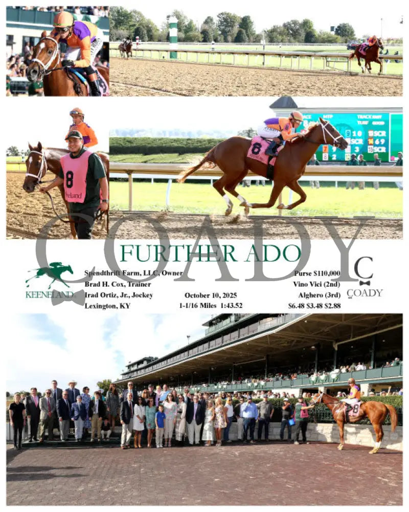 FURTHER ADO - 10-10-25 - R08 - KEE Keeneland