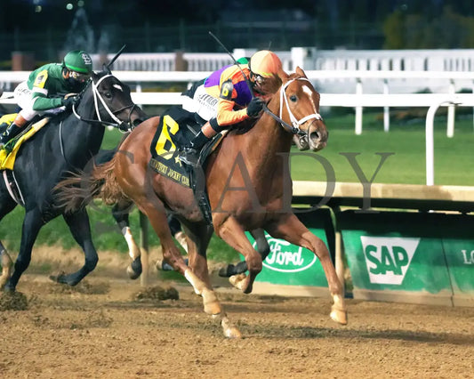 FURTHER ADO - The Kentucky Jockey Club G2 - 11-29-25 - R10 - CD - Finish 02 - Coady Media - Kurtis Coady Photography