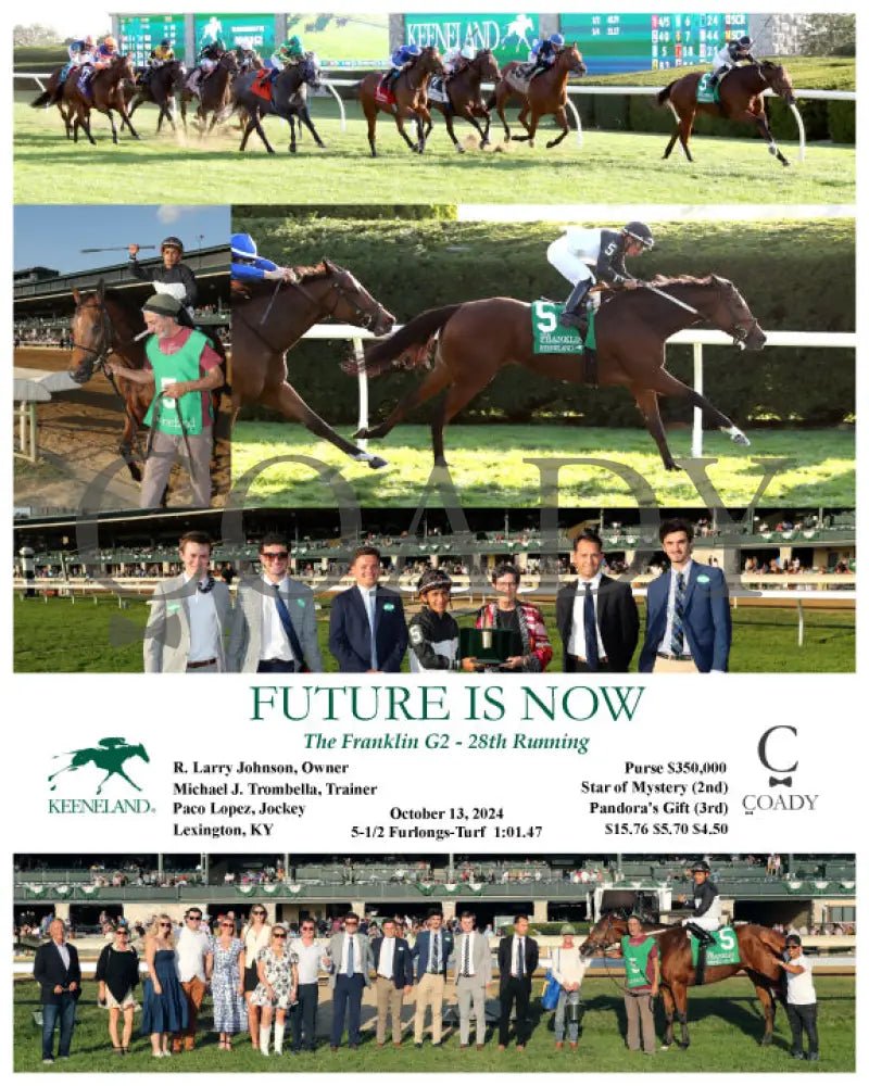 Future Is Now - 101324 Race 08 Kee The Franklin G2 28Th Running Keeneland