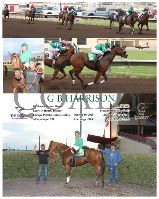 G B HARRISON - 10-10-25 - R01 - ALB Downs at Albuquerque