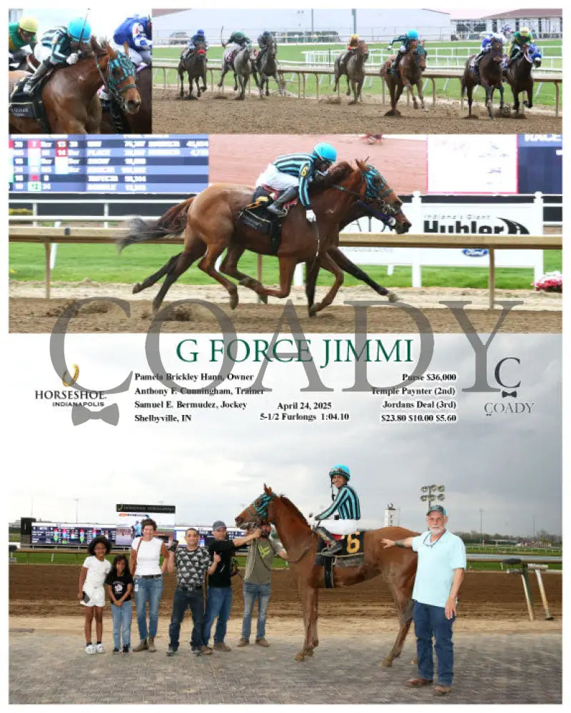 G FORCE JIMMI - 04-24-25 - R08 - IND Indiana Grand