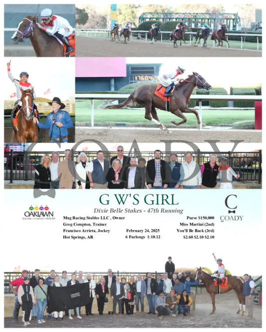 G W’S GIRL - Dixie Belle Stakes - 47th Running - 02-24-25 - R09 - OP Oaklawn Park