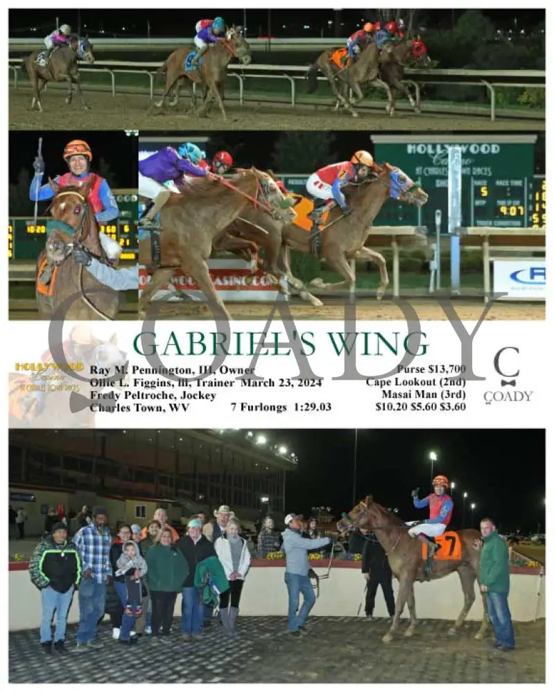 Gabriel’s Wing - 03 - 23 - 24 R05 Ct Hollywood Casino At Charles Town Races