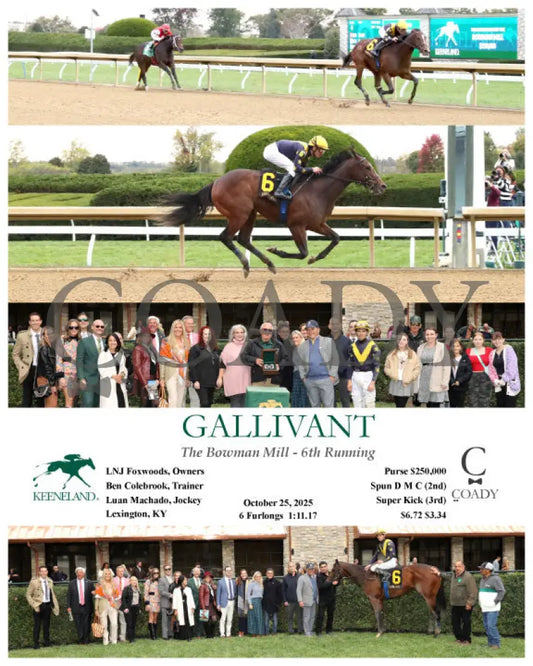 GALLIVANT - 102525 - Race 06 - KEE Keeneland