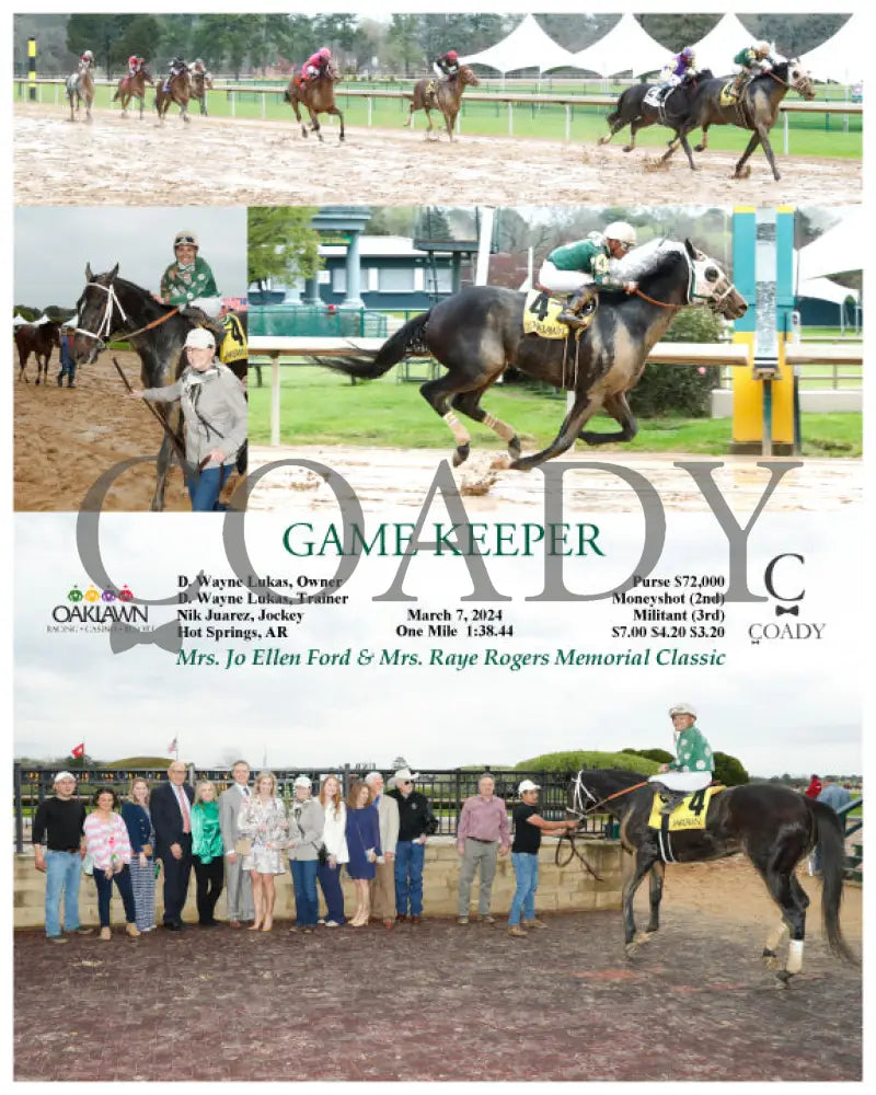Game Keeper - 03 - 07 - 24 R07 Op Oaklawn Park