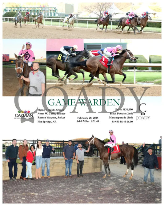 GAME WARDEN - 02-28-25 - R09 - OP Oaklawn Park
