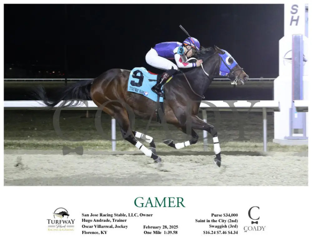GAMER - 022825 - Race 03 - TP - Action Turfway Park