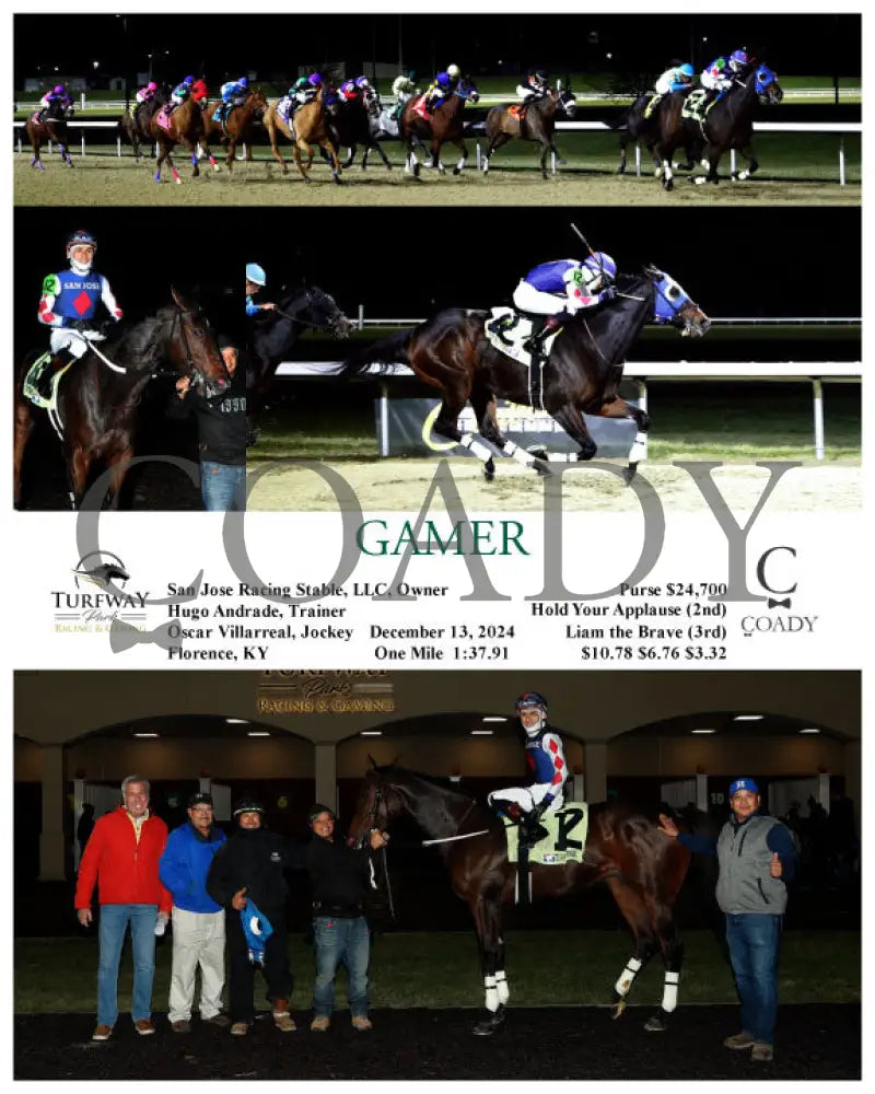 Gamer - 12-13-24 R02 Tp Turfway Park