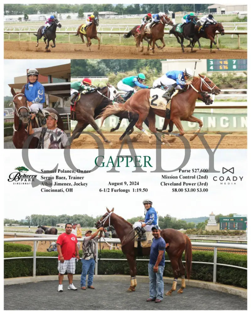 Gapper - 080924 Race 03 Btp Belterra Park