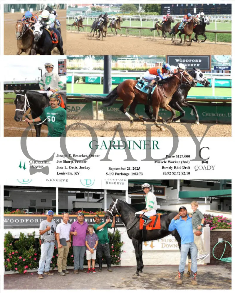 GARDINER - 092125 - Race 09 - CD Churchill Downs