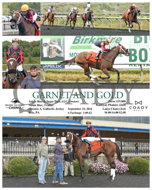 Garnet And Gold - 09-24-24 R01 Pid Presque Isle Downs