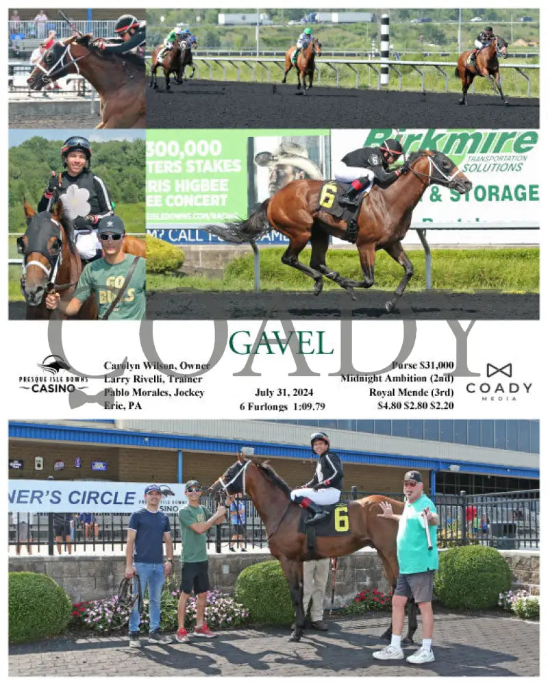 Gavel - 07-31-24 R03 Pid Presque Isle Downs