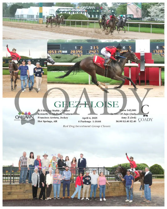 GEEZ ELOISE - 04-04-25 - R03 - OP Oaklawn Park