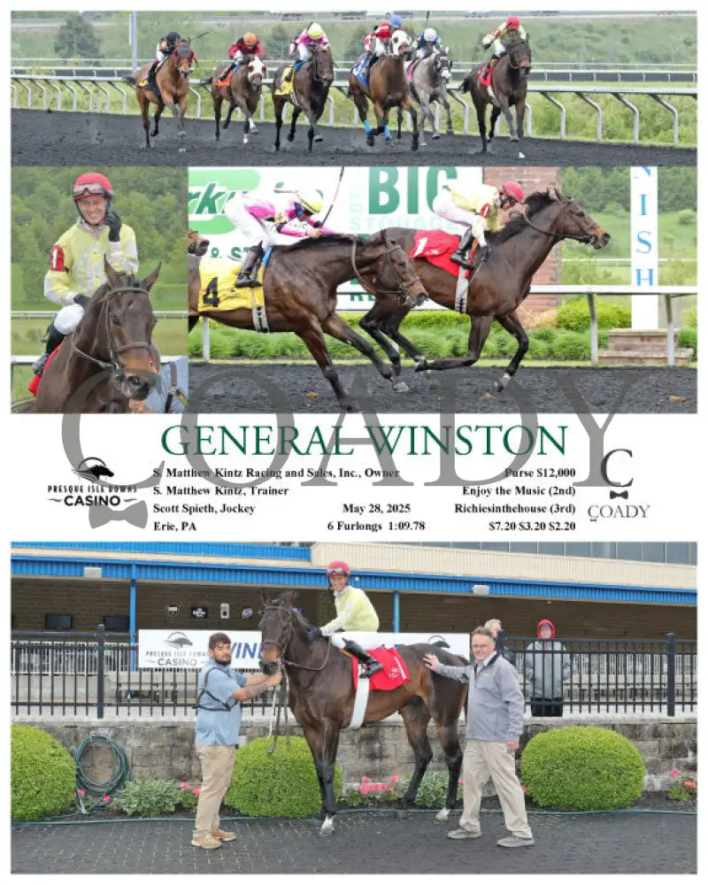 GENERAL WINSTON - 05-28-25 - R04 - PID Presque Isle Downs