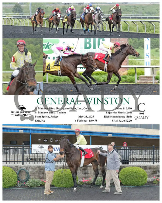 GENERAL WINSTON - 05-28-25 - R04 - PID Presque Isle Downs
