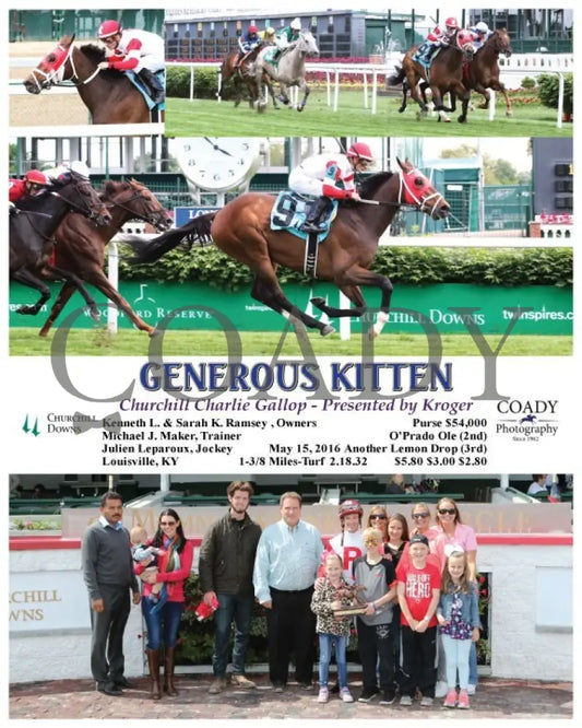 Generous Kitten - 051516 Race 07 Cd Group Churchill Downs
