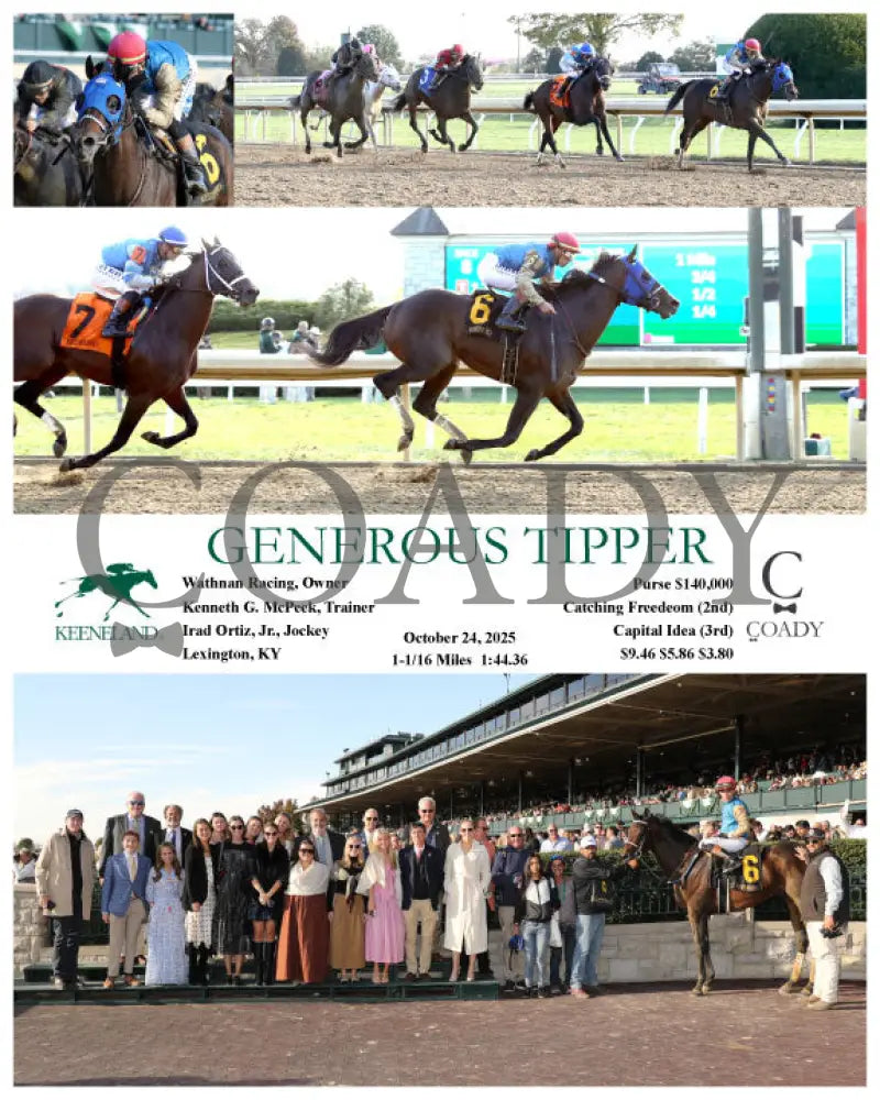 GENEROUS TIPPER - 10-24-25 - R08 - KEE Keeneland