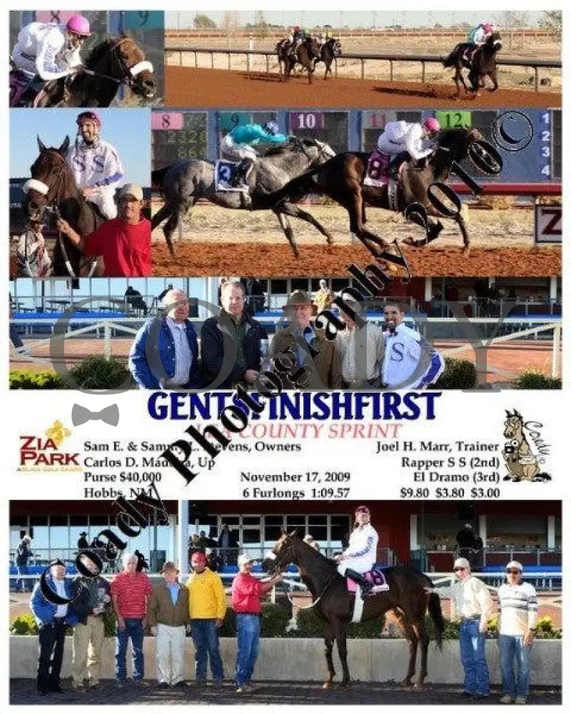 Gentsfinsihfirst - 9 22 2009 Zia Park