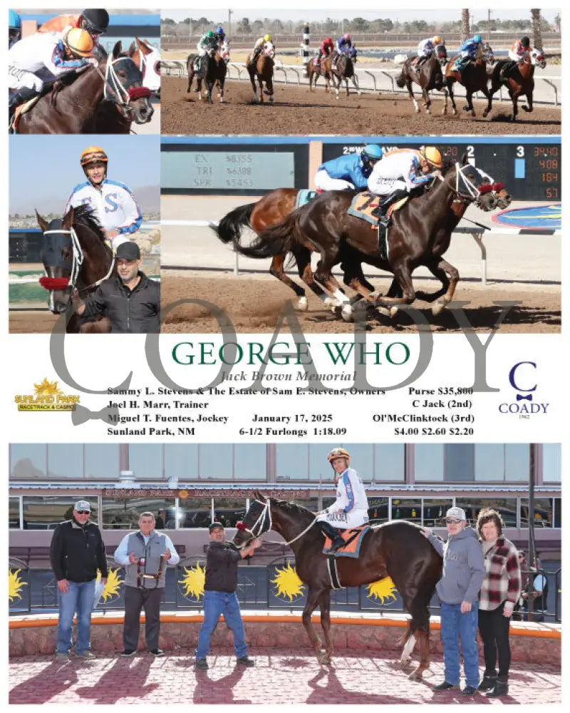 George Who - Jack Brown Memorial 01-17-25 R04 Sun Turfway Park