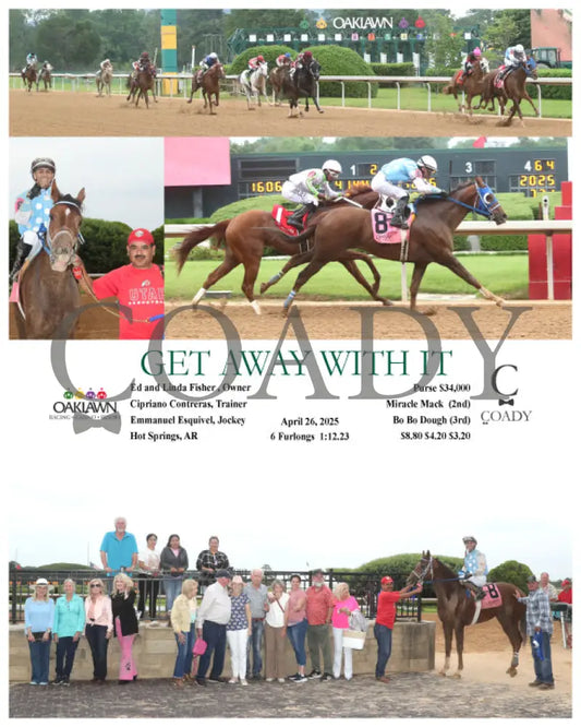 GET AWAY WITH IT - 04-26-25 - R11 - OP Oaklawn Park
