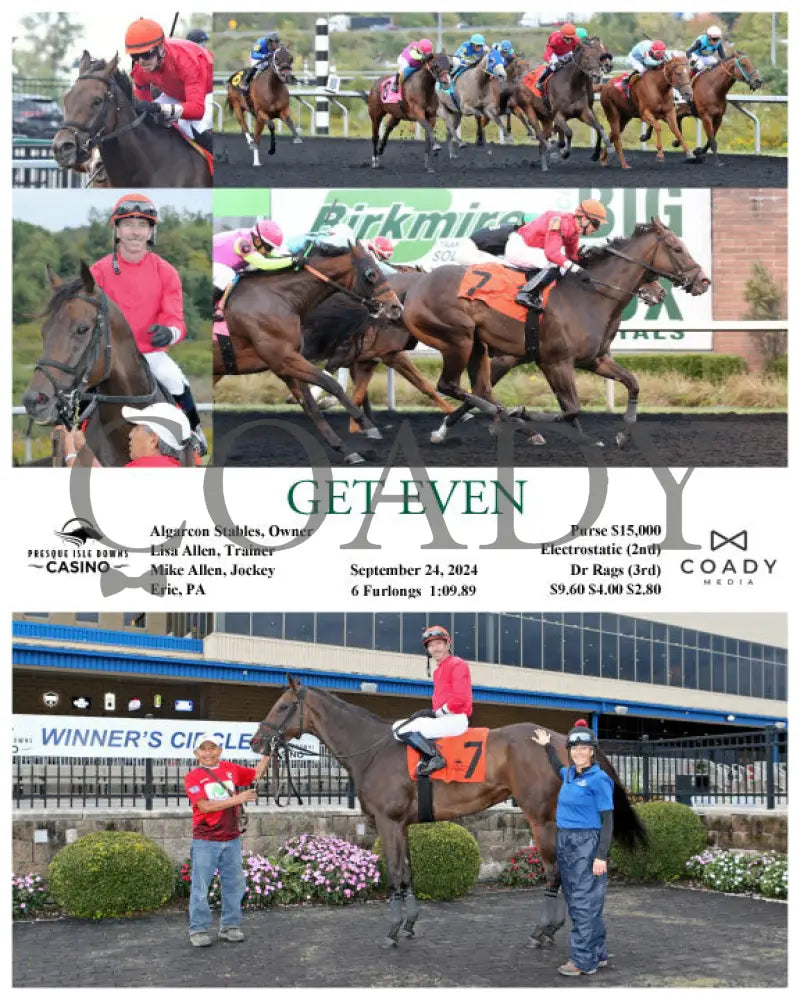 Get Even - 09-24-24 R07 Pid Presque Isle Downs