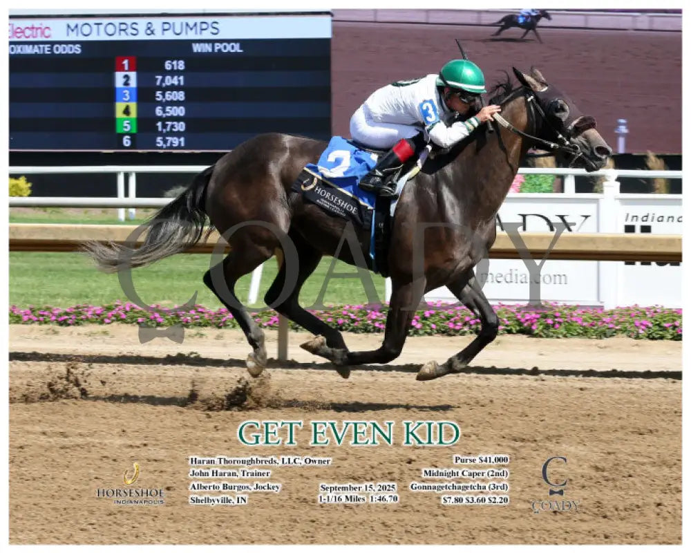 GET EVEN KID - 09-15-25 - R02 - IND - Active Indiana Grand