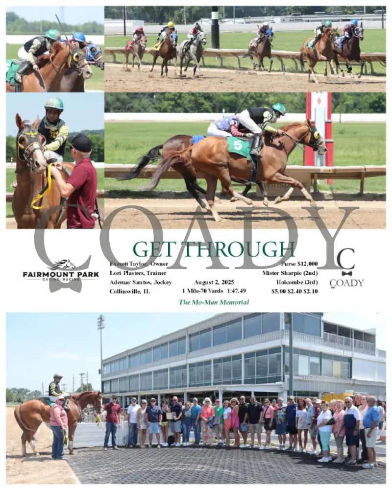 GET THROUGH - 08-02-25 - R03 - FP Fanduel Sportsbook Horse Racing