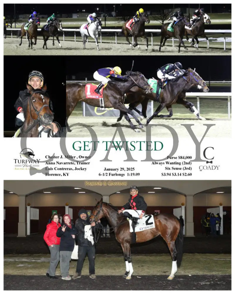 Get Twisted - 01-29-25 R08 Tp Turfway Park