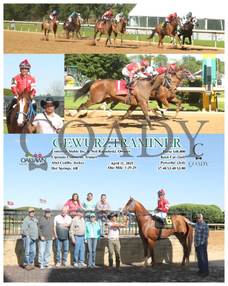 GEWURZTRAMINER - 04-11-25 - R08 - OP Oaklawn Park