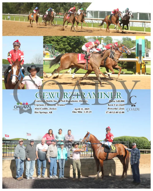 GEWURZTRAMINER - 04-11-25 - R08 - OP Oaklawn Park
