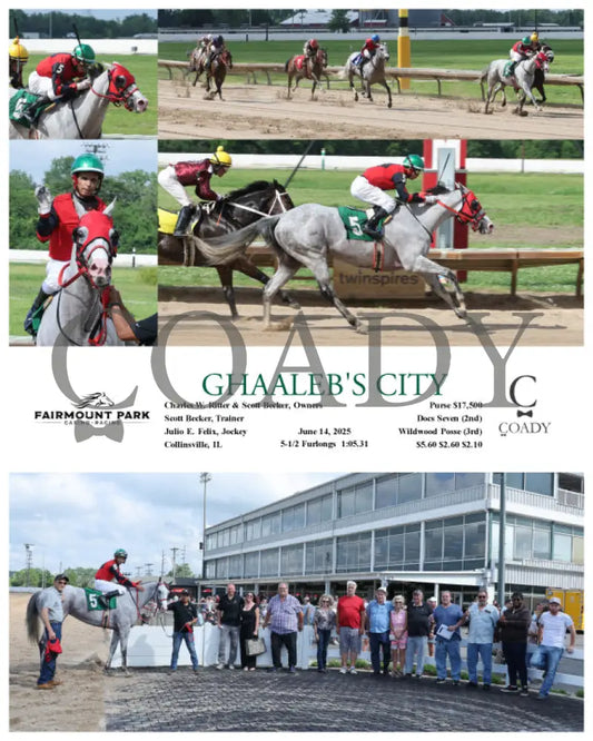 GHAALEB’S CITY - 06-14-25 - R07 - FP Fanduel Sportsbook Horse Racing