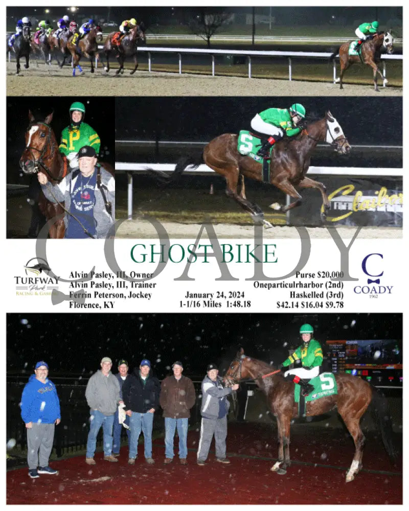 Ghost Bike - 01-24-24 R04 Tp Turfway Park