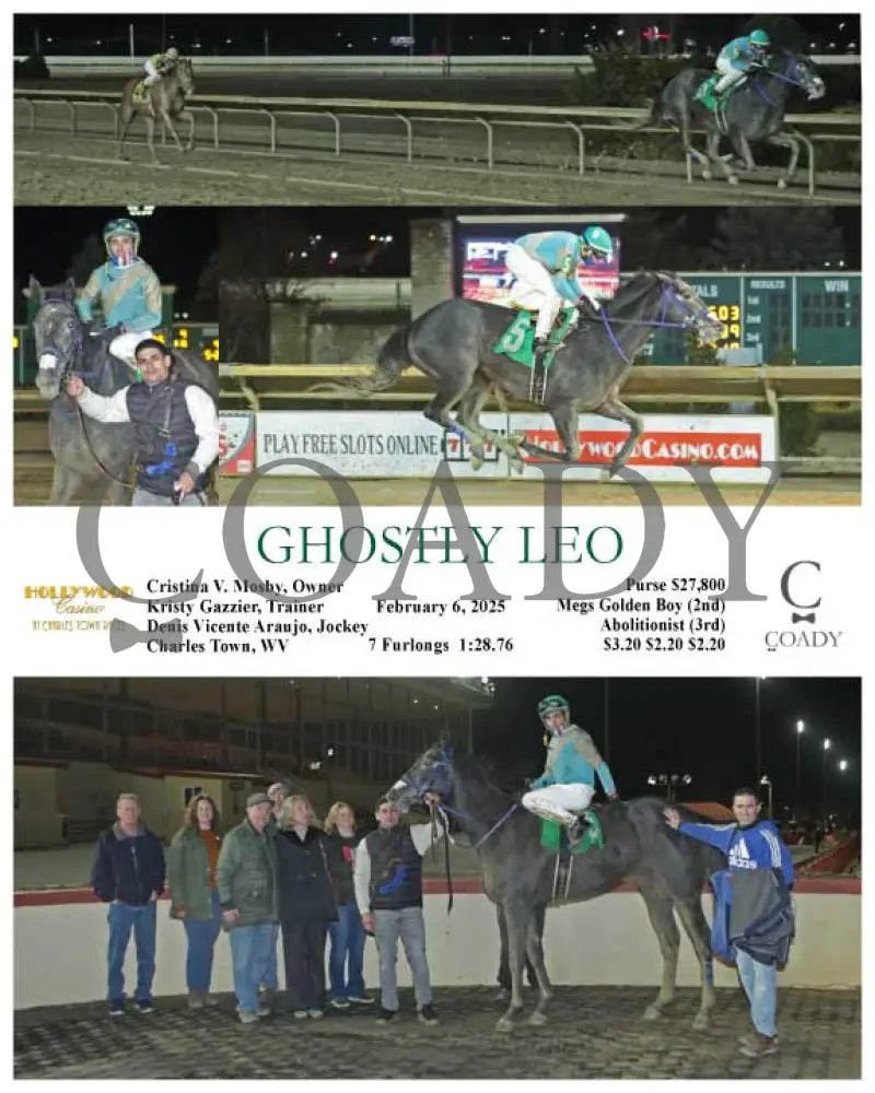 Ghostly Leo - 02-06-25 R02 Ct Hollywood Casino At Charles Town Races
