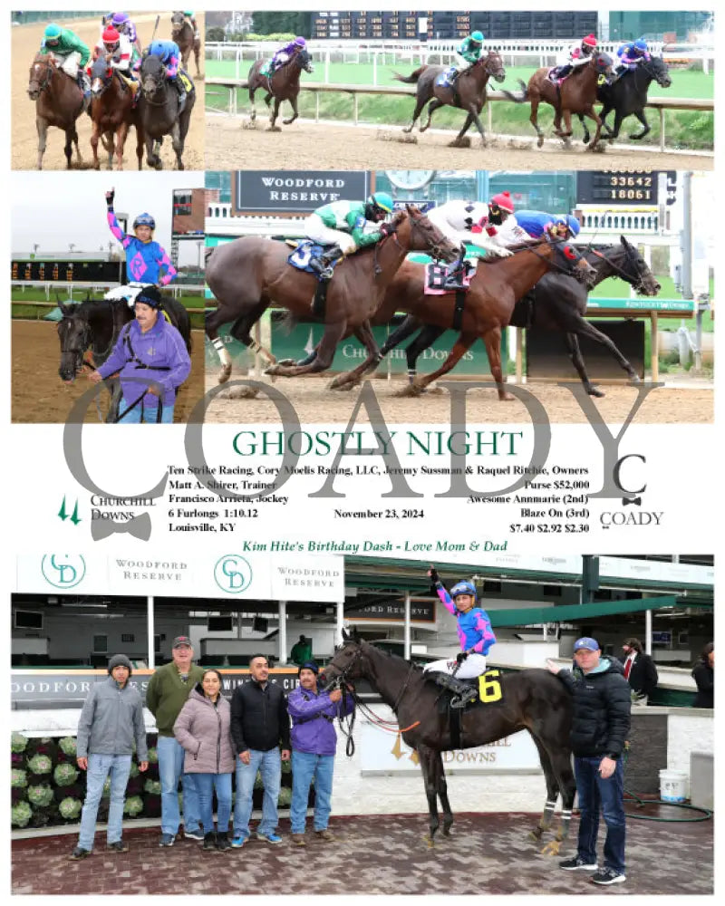 Ghostly Night - 11-23-24 R02 Cd Churchill Downs