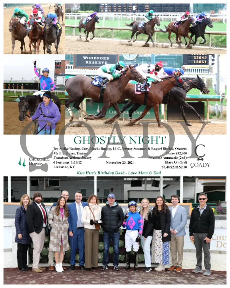 Ghostly Night - 11-23-24 R02 Cd Group Churchill Downs