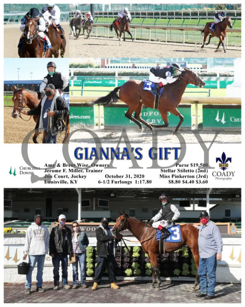Gianna’s Gift - 10-31-20 R02 Cd Churchill Downs