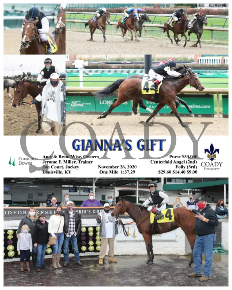 Gianna’s Gift - 11-26-20 R01 Cd Churchill Downs
