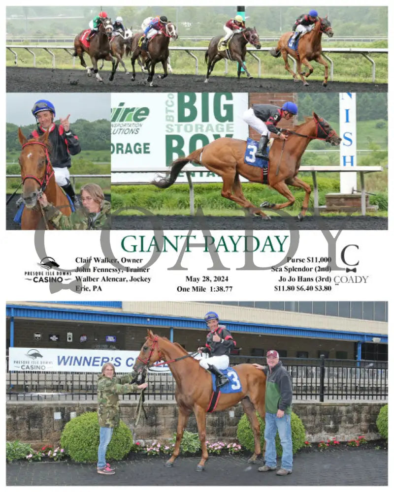Giant Payday - 05-28-24 R02 Pid Presque Isle Downs