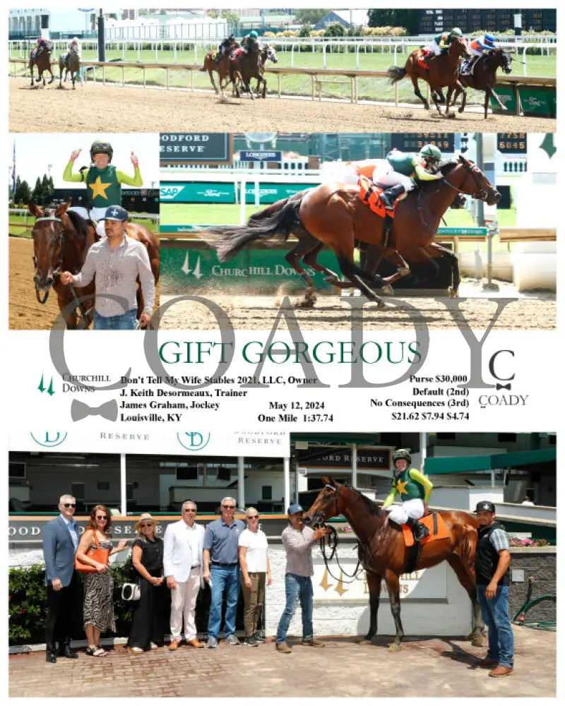Gift Gorgeous - 05-12-24 R01 Cd Churchill Downs