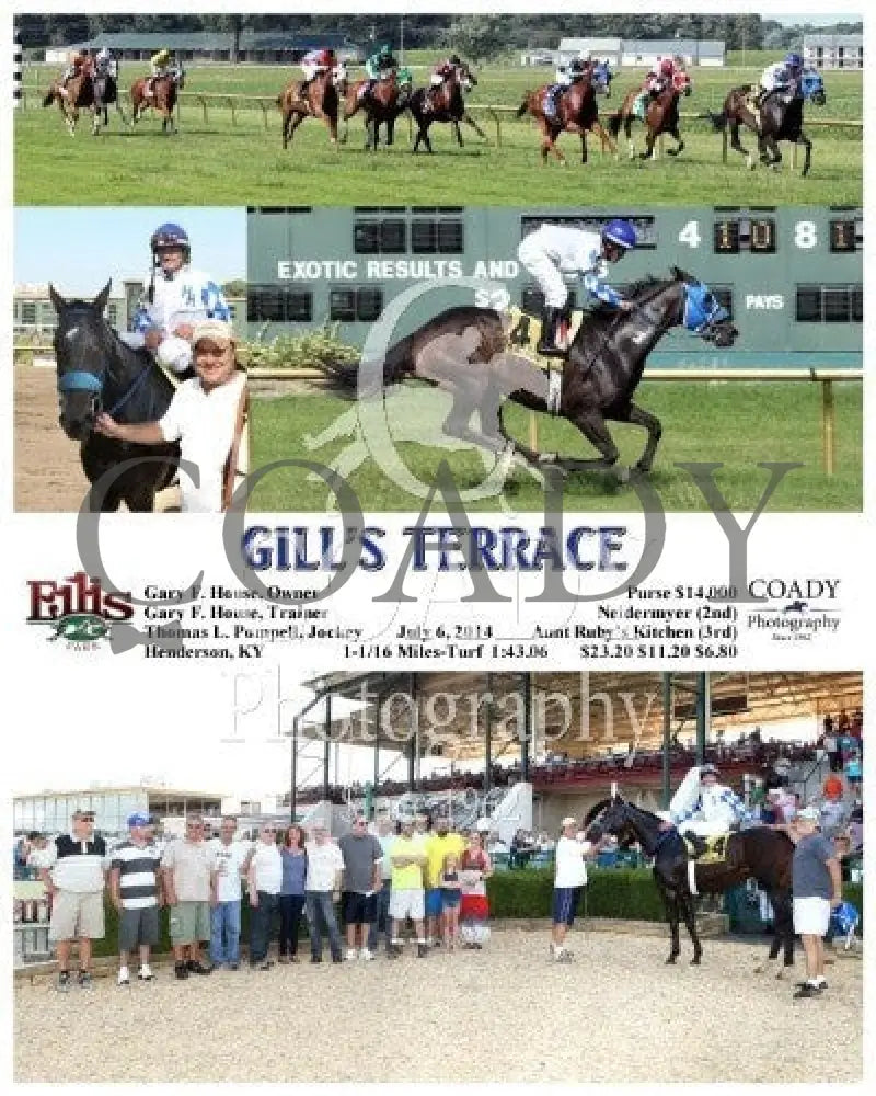 Gill’s Terrace - 070614 Race 08 Elp Ellis Park