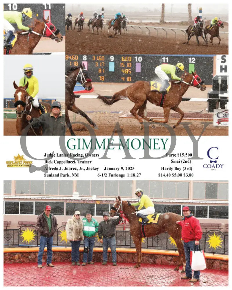 Gimme Money - 01-09-25 R06 Sun Turfway Park
