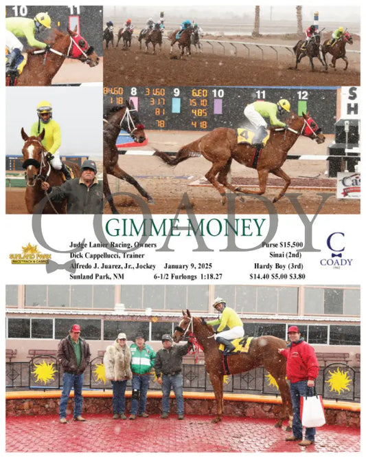 Gimme Money - 01-09-25 R06 Sun Turfway Park