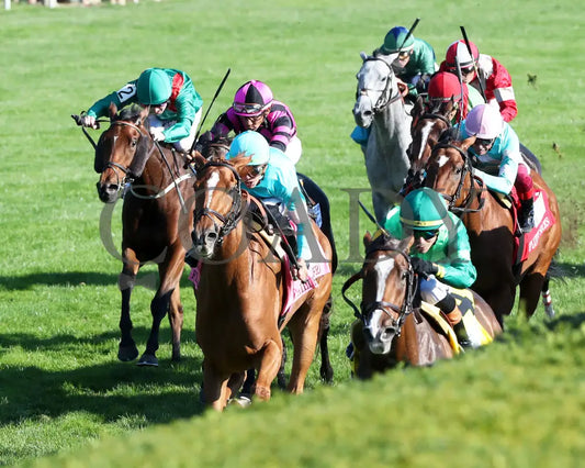 Gina Romantica - 100524 Race 08 Kee The First Lady G1 Inside Finish 01 Keeneland