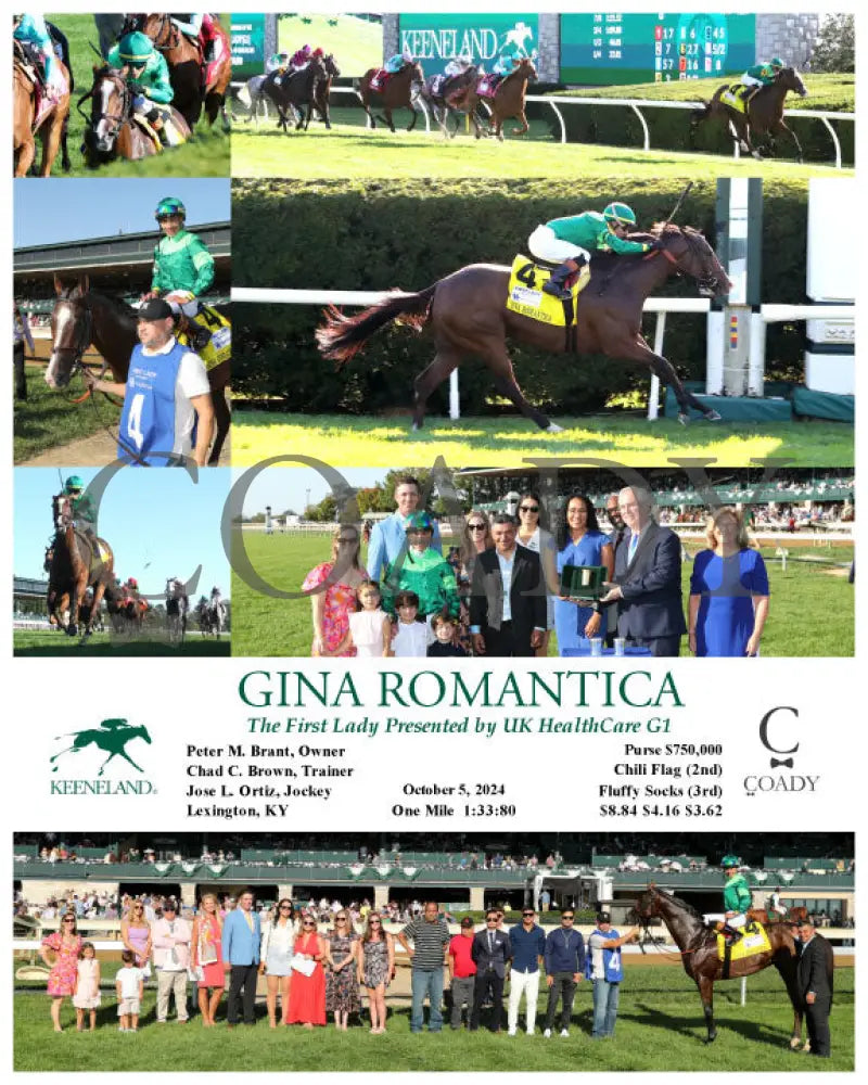 Gina Romantica - The First Lady Presented By Uk Healthcare G1 10-05-24 R08 Kee Keeneland
