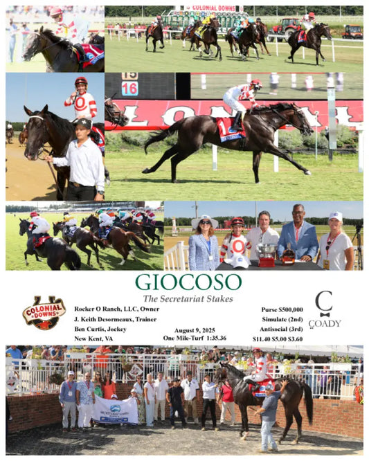 GIOCOSO - The Secretariat Stakes - 08-09-25 - R09 - CNL Colonial Downs
