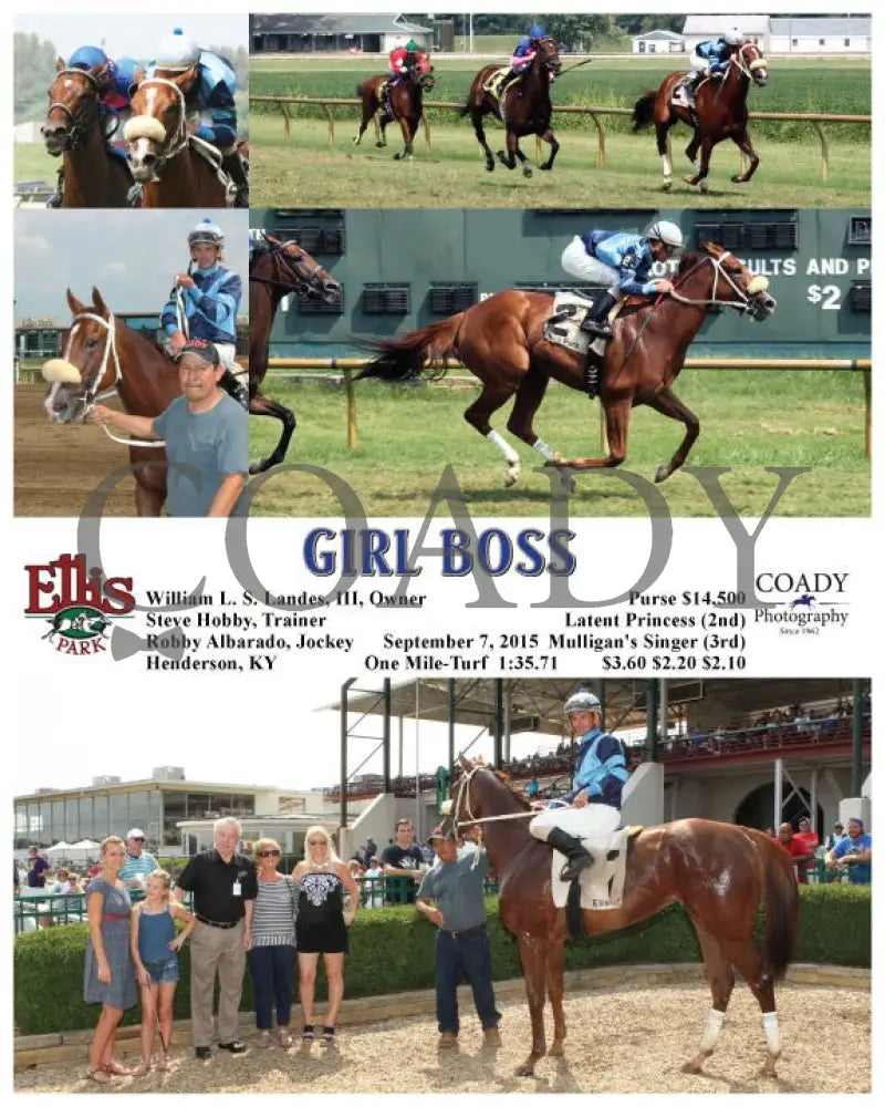 Girl Boss - 090715 Race 03 Elp Ellis Park