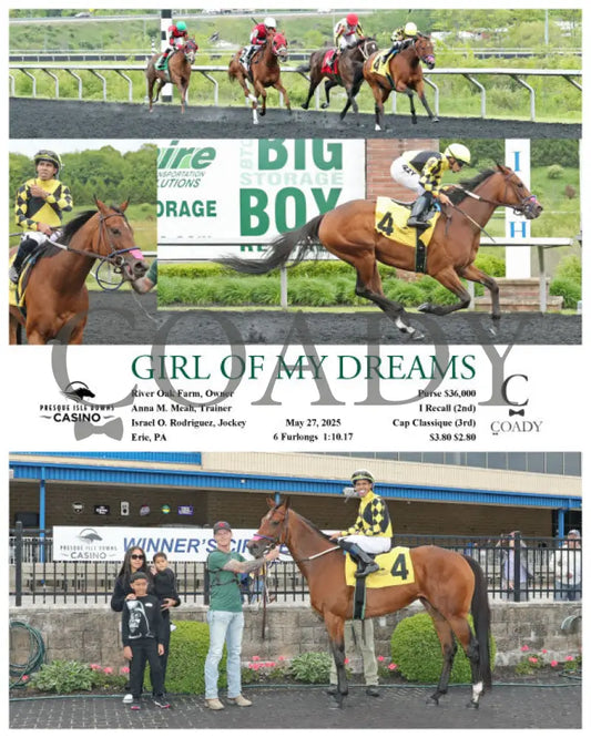GIRL OF MY DREAMS - 05-27-25 - R03 - PID Presque Isle Downs