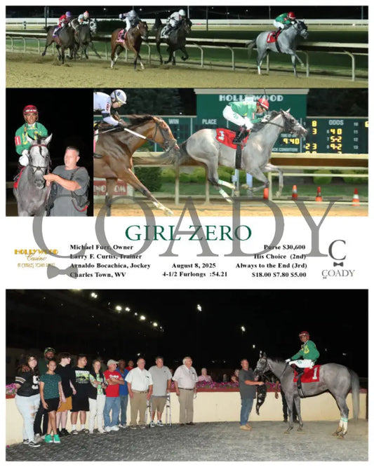 GIRL ZERO - 08-08-25 - R06 - CT Hollywood Casino at Charles Town Races