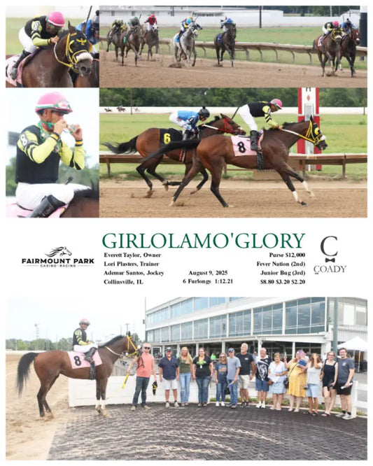 GIRLOLAMO’GLORY - 08-09-25 - R08 - FP Fanduel Sportsbook Horse Racing